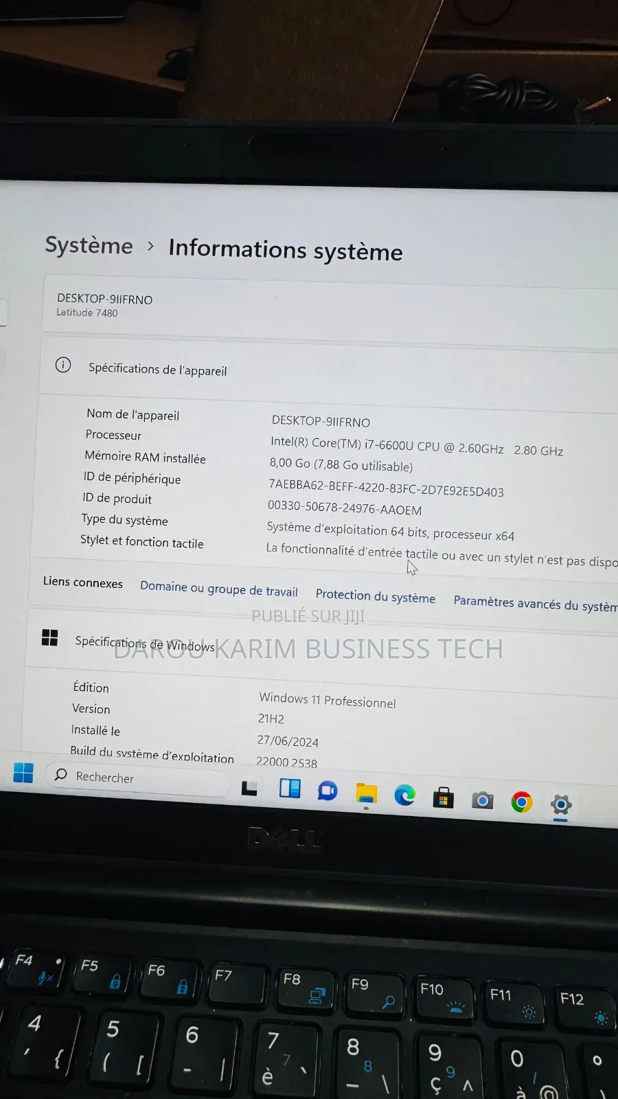 Nouveau Dell Latitude 14 7480 8GB Intel Core i7 SSD 256GB