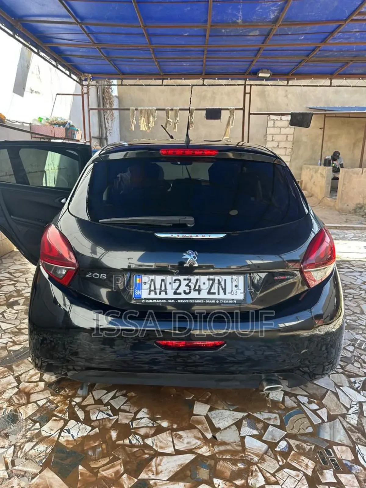 Peugeot 208 2016 Noir