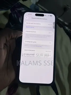 Nouveau Apple iPhone 15 Pro Max 256 GB Bleu