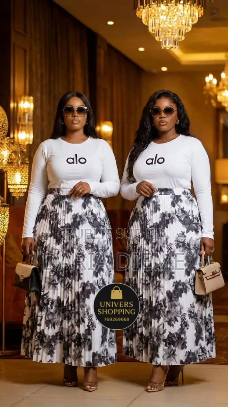 Ensemble Jupe Plissée