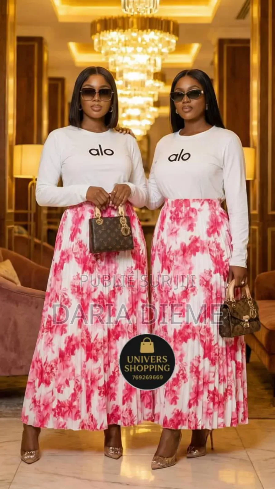 Ensemble Jupe Plissée