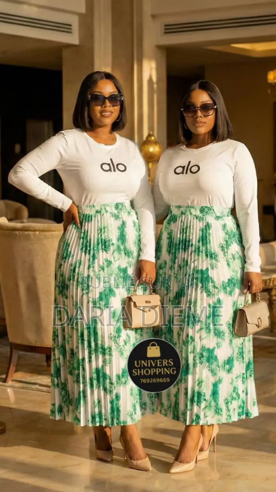 Ensemble Jupe Plissée