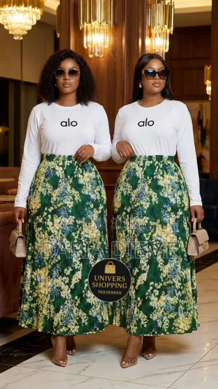 Ensemble Jupe Plissée