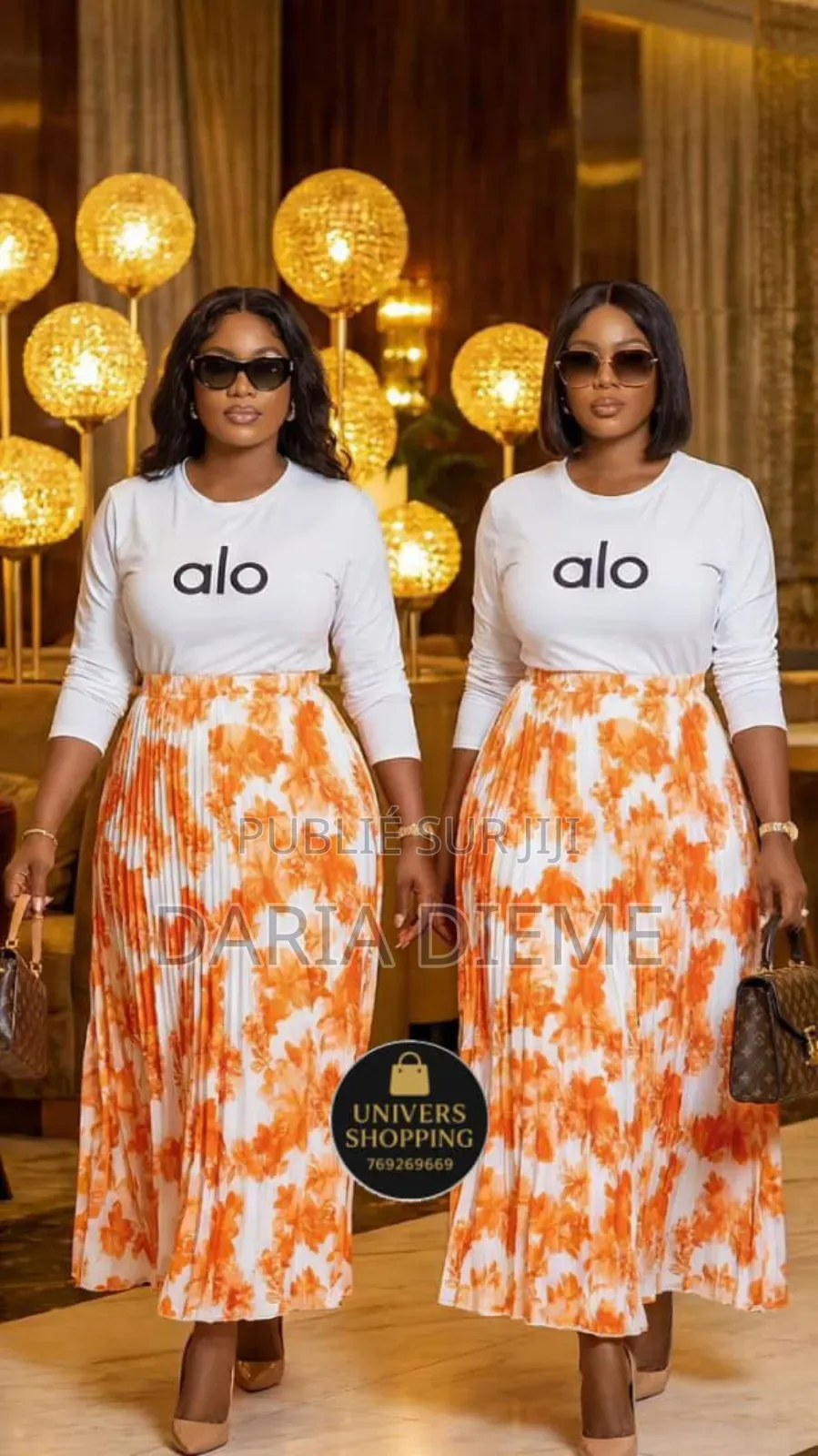 Ensemble Jupe Plissée