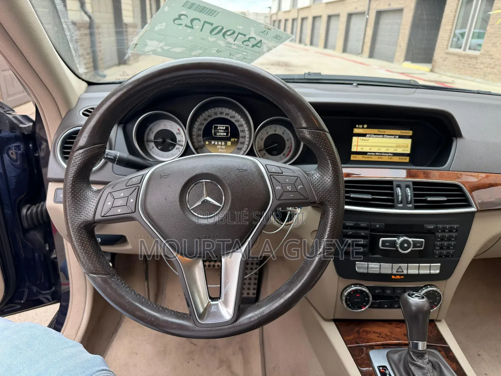 Mercedes-Benz C300 Luxury 4Matic Sedan AWD (3.0L 6cyl 7A) 2012 Bleu