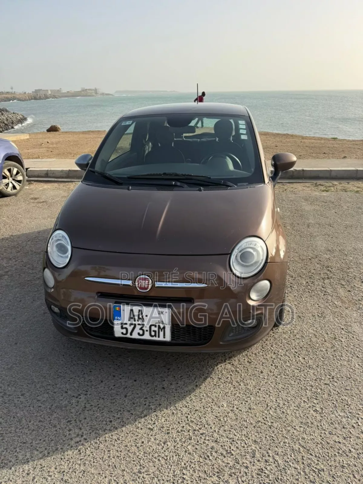 Fiat 500 Sport 2dr Hatchback (1.4L 4cyl 5M) 2014 Marron