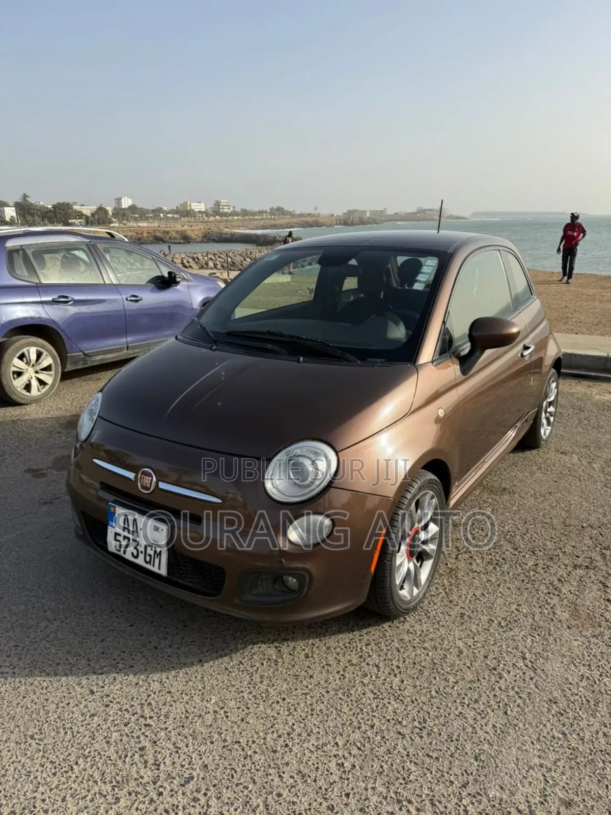 Fiat 500 Sport 2dr Hatchback (1.4L 4cyl 5M) 2014 Marron
