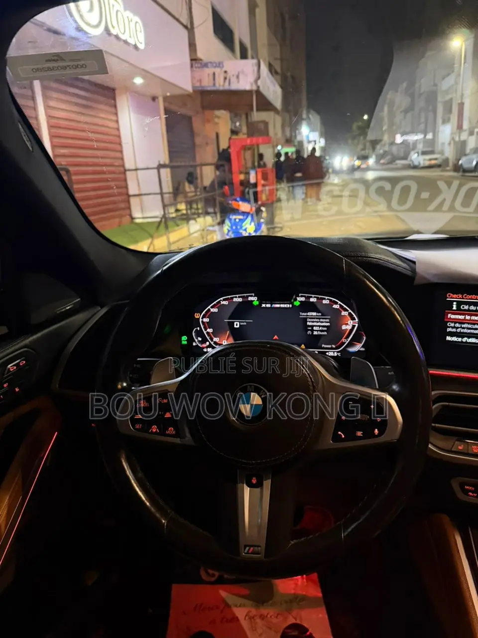 BMW X6 M50i 2022 Noir