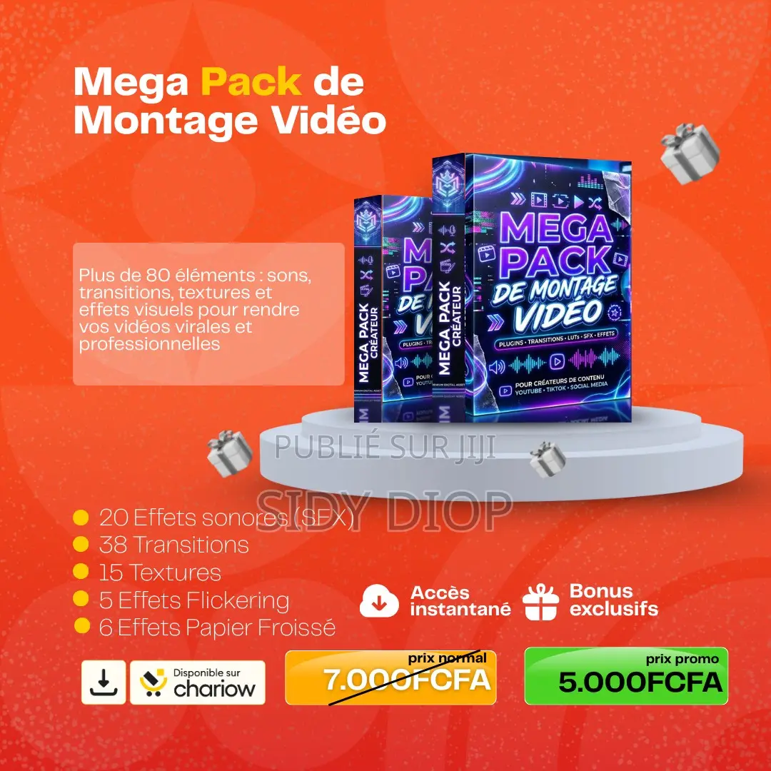 Mega Pack De Montage Vidéo