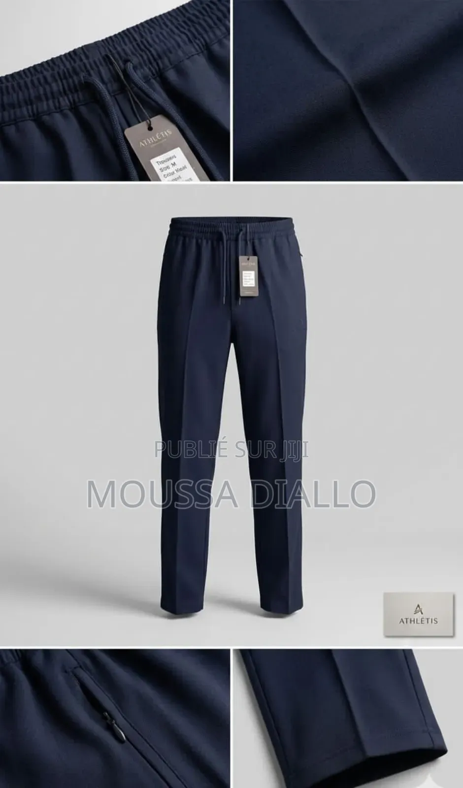 Pantalon Homme Athletis Style Sportif Élégant