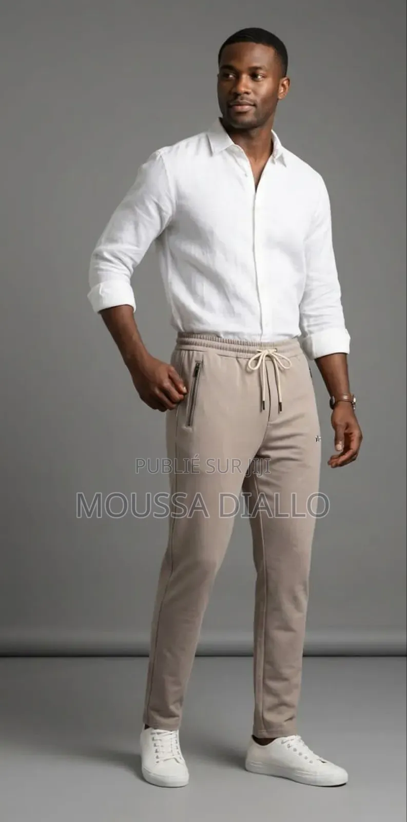 Pantalon Homme Athletis Style Sportif Élégant