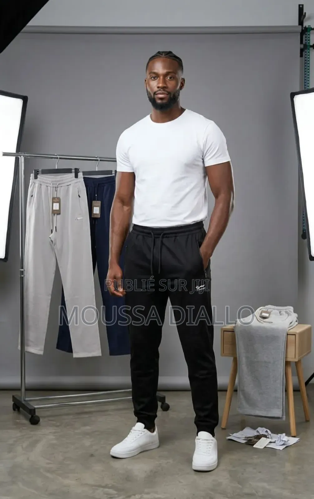 Pantalon Homme Athletis Style Sportif Élégant