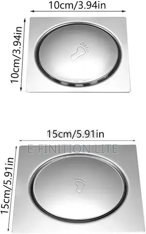 Promotion Korité : Siphon Sol Avec Bonde Clic Clac