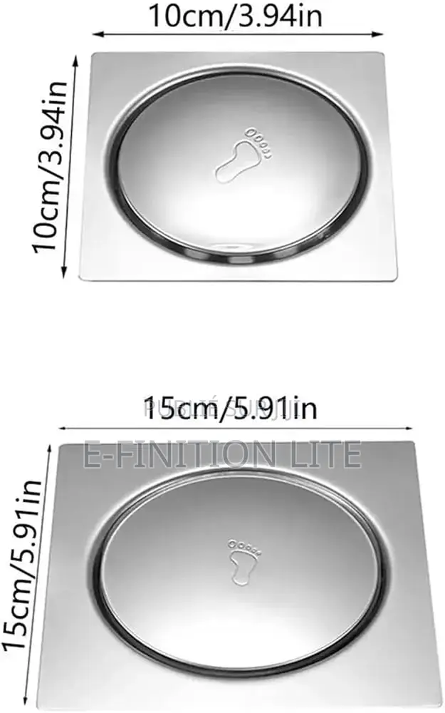 Promotion Korité : Siphon Sol Avec Bonde Clic Clac