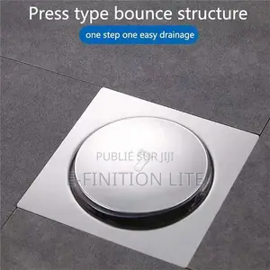 Promotion Korité : Siphon Sol Avec Bonde Clic Clac