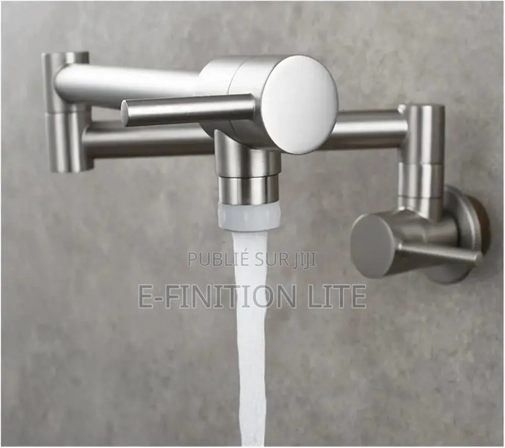 Promotion Korité : Robinet Pliable Mural Pour Évier