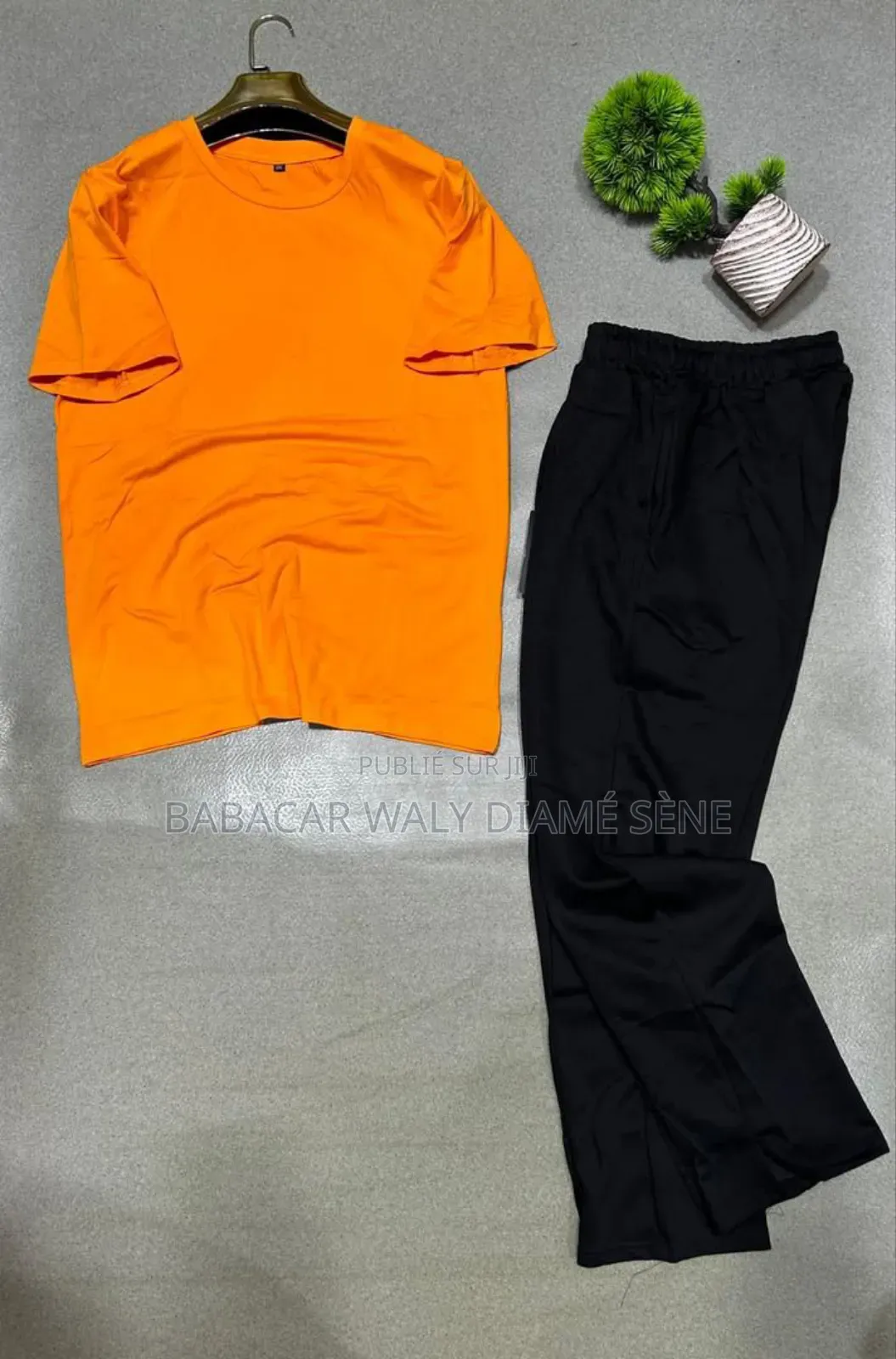 Ensemble T-Shirt + Pantalon Large Tendance