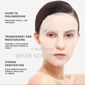 Masque Facial Jetable Anti-Rides en Collagène(Lot De 8)