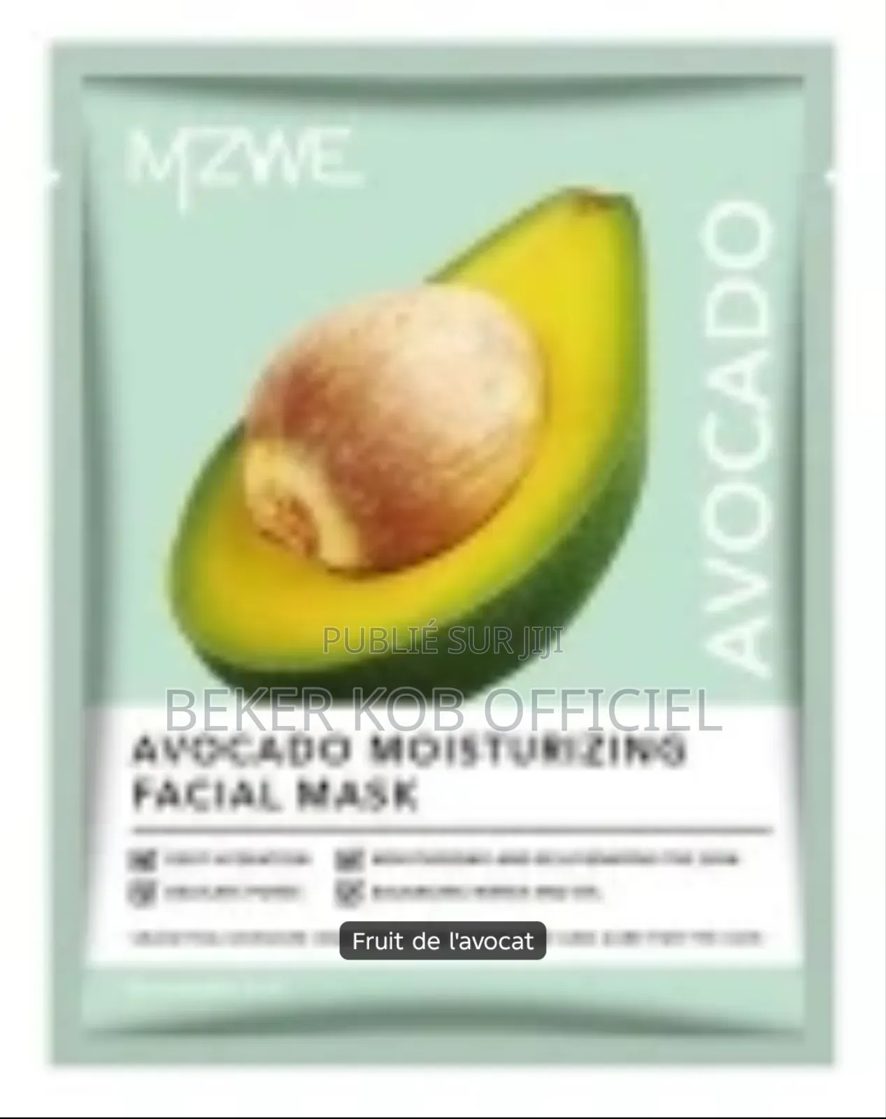 Masque Facial Jetable Anti-Rides en Collagène(Lot De 8)
