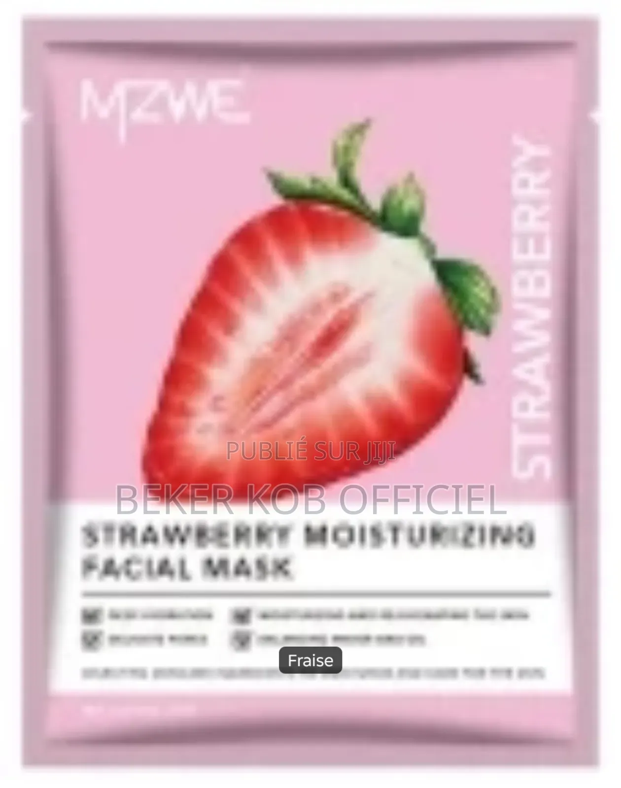 Masque Facial Jetable Anti-Rides en Collagène(Lot De 8)