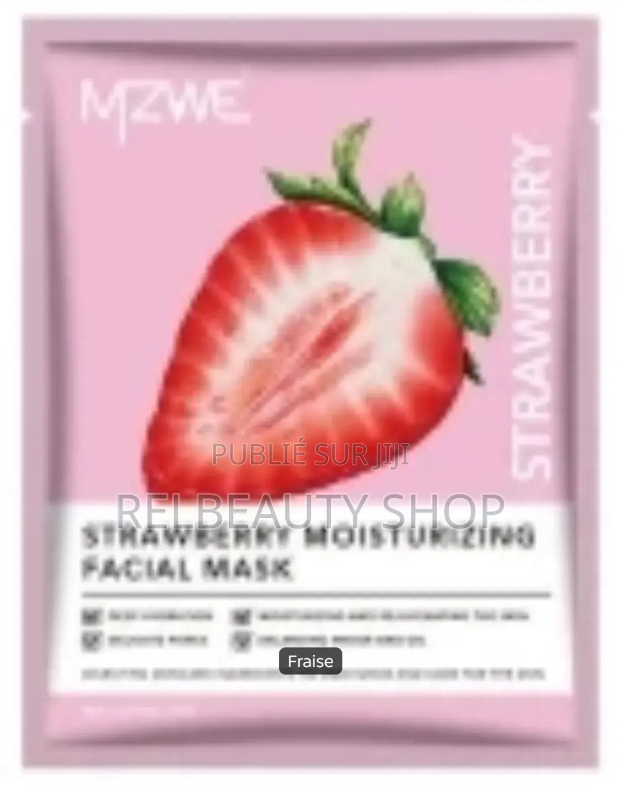 Masque Facial Jetable Anti-Rides en Collagène(Lot De 8)
