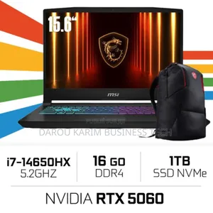 Nouveau Ordinateur portable MSI Katana 15 16GB Intel Core i7 SSD 1T