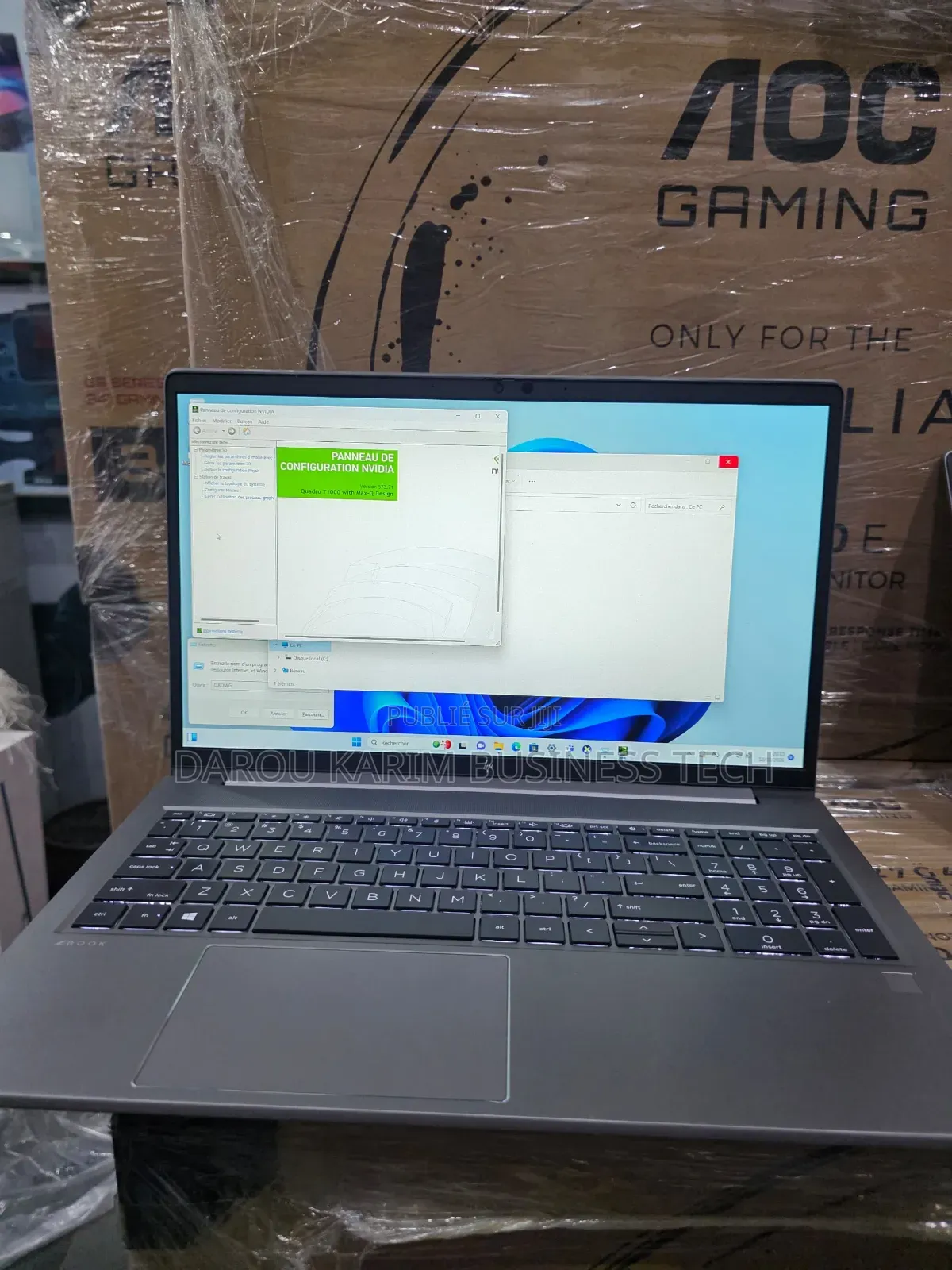 Nouveau HP ZBook Power G7 32GB Intel Core i9 SSD 512GB
