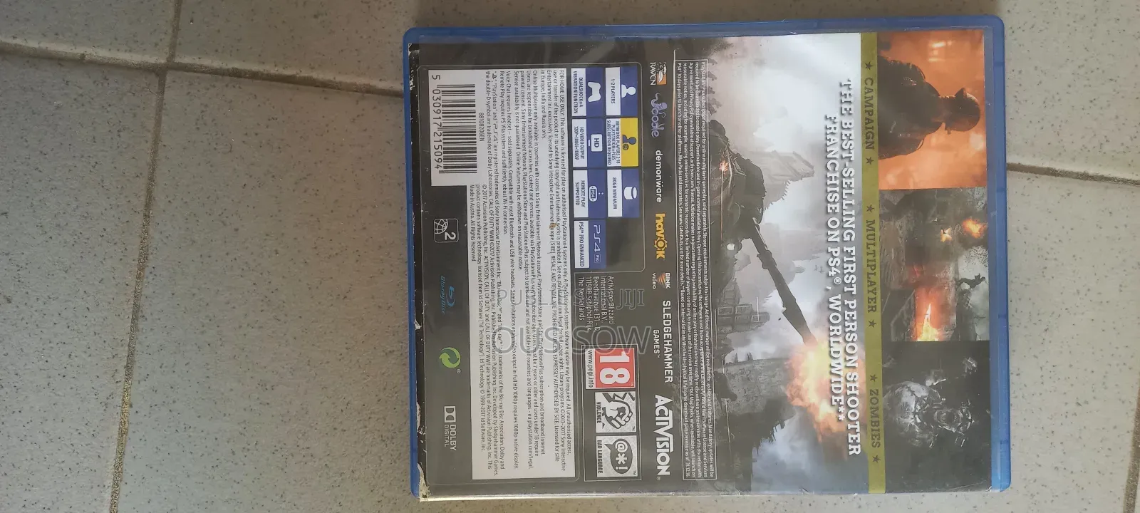 Cd Ps4 Et Ps5 Call of Duty Wwii