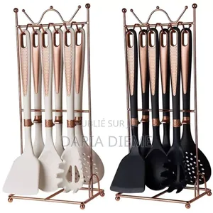 Ensemble Spatule en Silicone 7 Piece