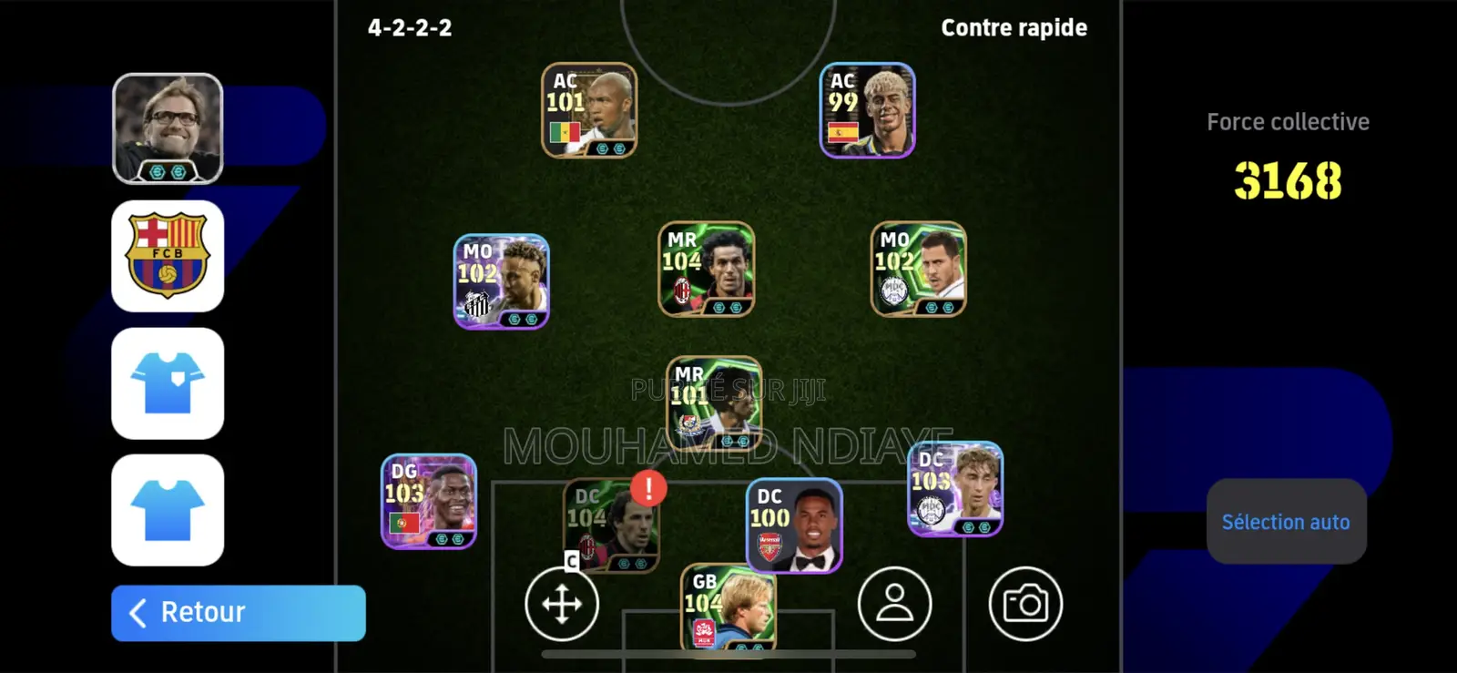 Compte Efootball Simple