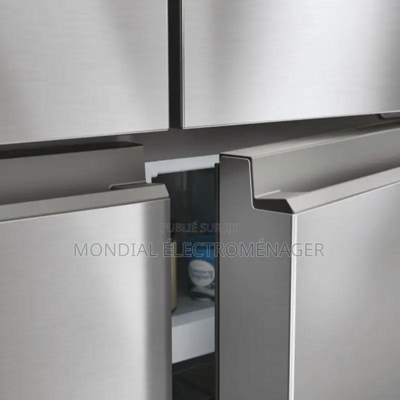 Ref Haier Side By Side 4 Portes Avec Fontaine Gris Hcw58f8ewmp