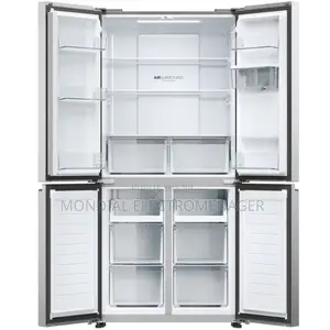 Ref Haier Side By Side 4 Portes Avec Fontaine Gris Hcw58f8ewmp