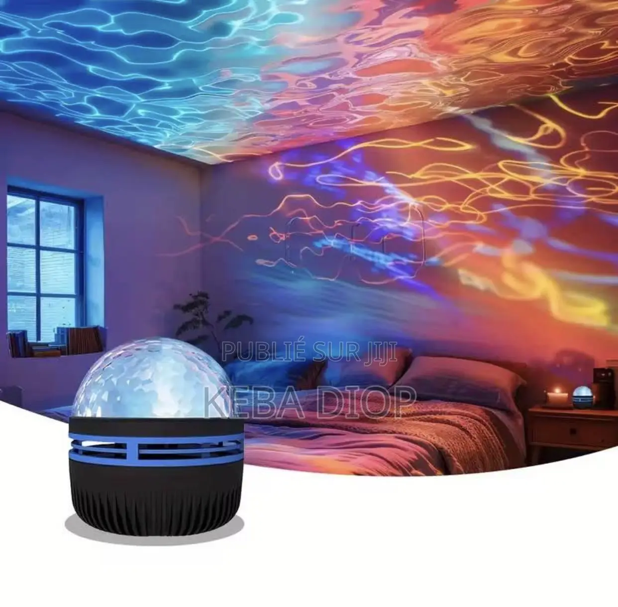 Veilleuse Ciel Étoilé Moonu Stars – 5 000 F + Télécommande