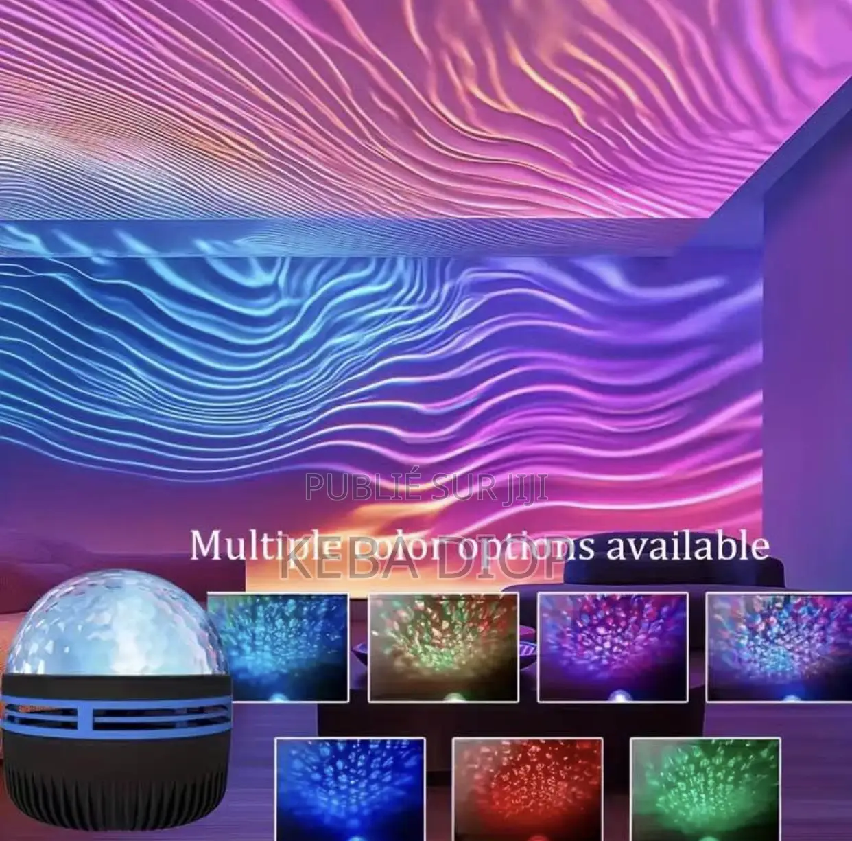 Veilleuse Ciel Étoilé Moonu Stars – 5 000 F + Télécommande