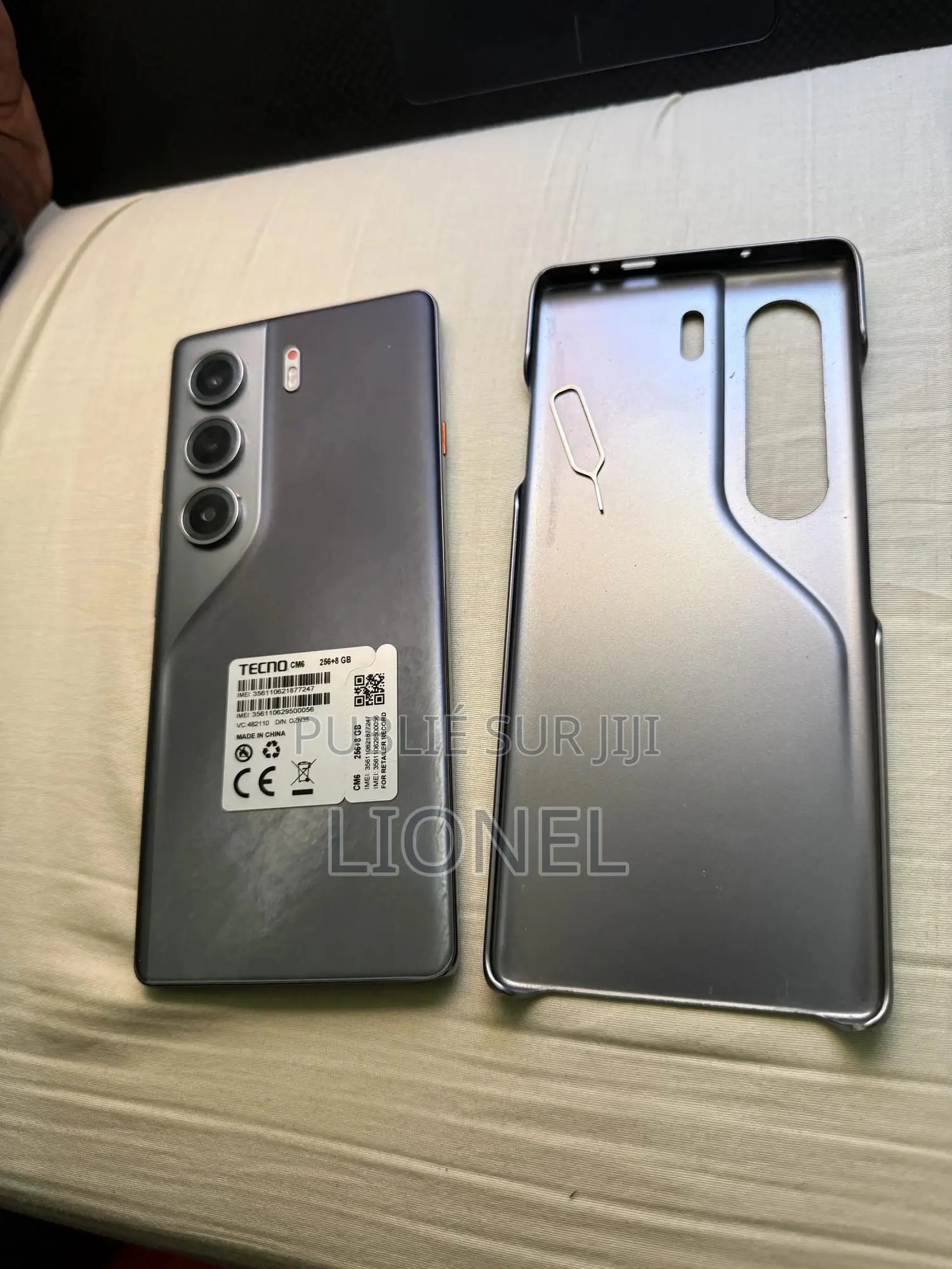 Nouveau Tecno Camon 40 Pro 4G 256 GB Gris