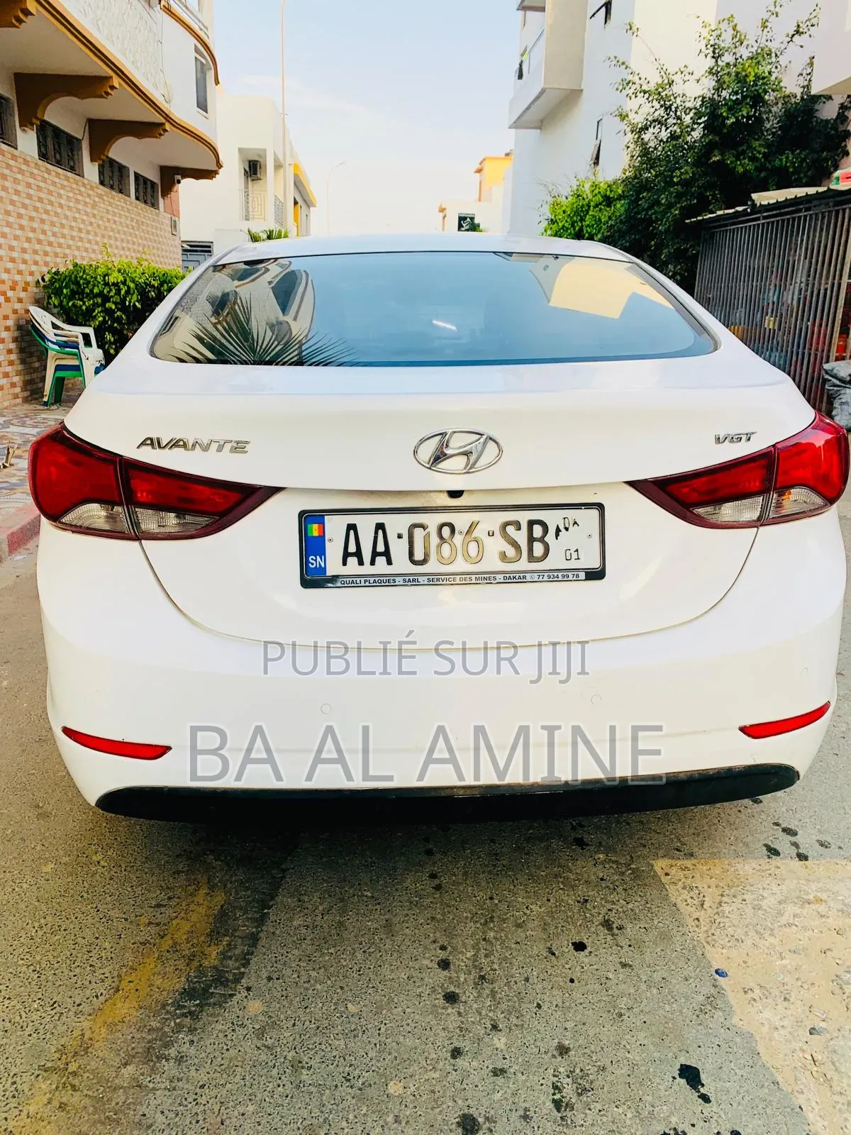 Hyundai Avante 2013 Blanc