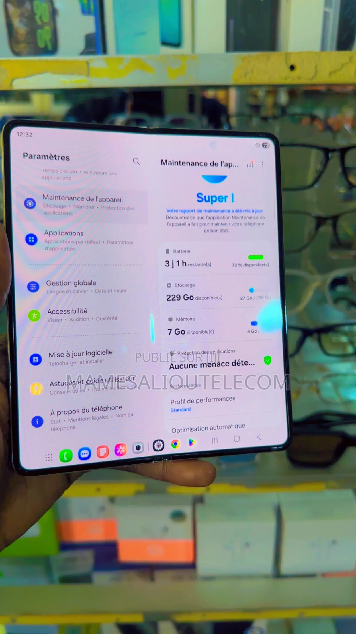 Samsung Galaxy Z Fold4 256 GB Argenté
