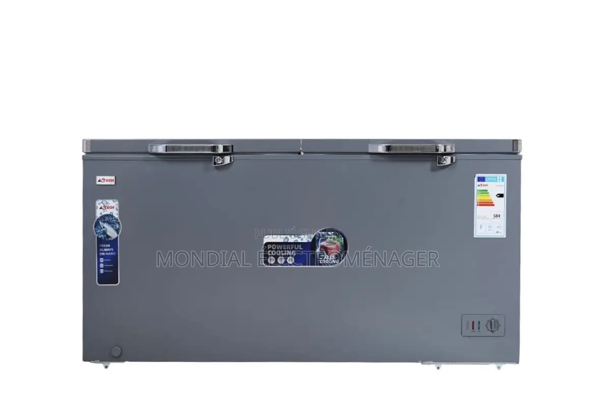 Congelateur Astech Horizontal 700litres Gris Ch700gm