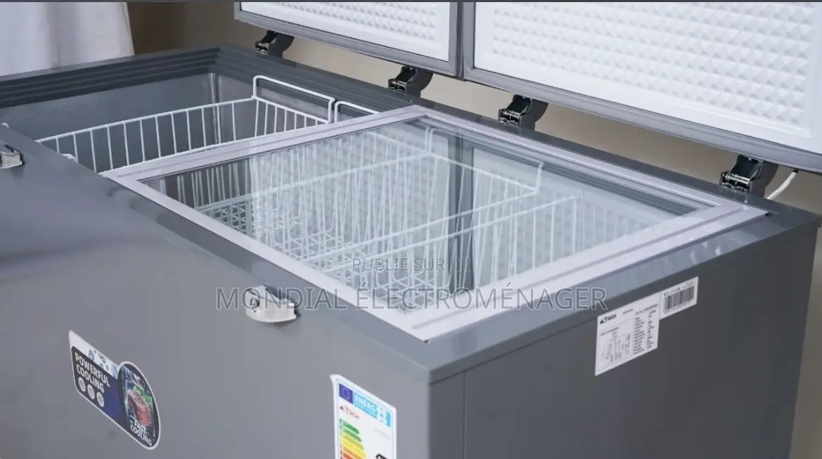 Congelateur Astech Horizontal 700litres Gris Ch700gm