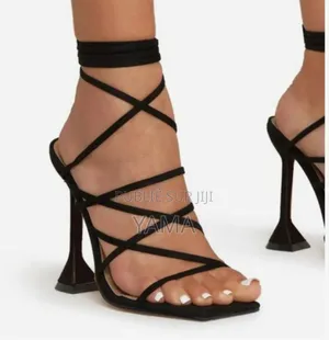 Girl Sandals Black Heels