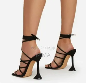 Girl Sandals Black Heels