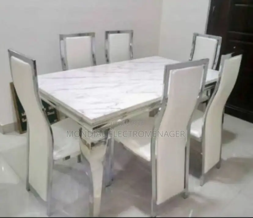Table À Manger en Marbre 4, 6, 8 Places Haut De Gamme