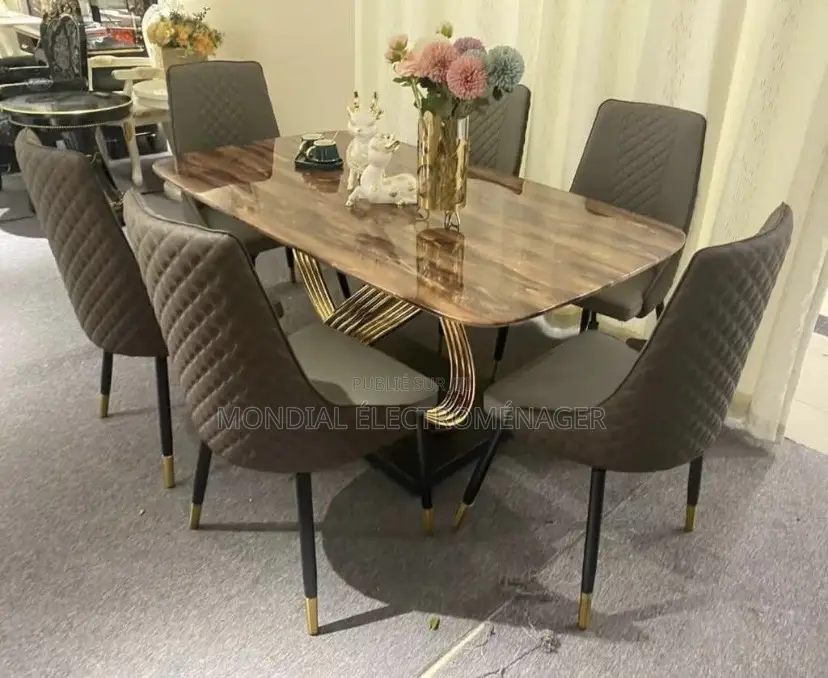 Table À Manger en Marbre 4, 6, 8 Places Haut De Gamme