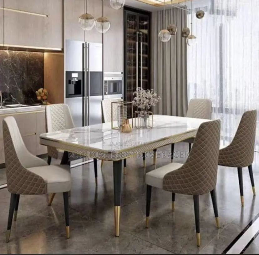 Table À Manger en Marbre 4, 6, 8 Places Haut De Gamme