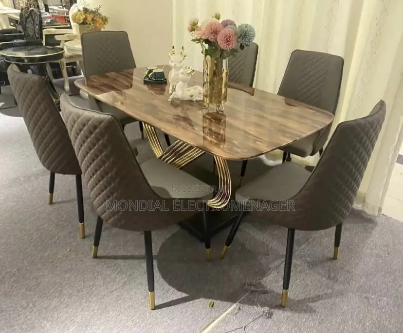 Table À Manger en Marbre 4, 6, 8 Places Haut De Gamme