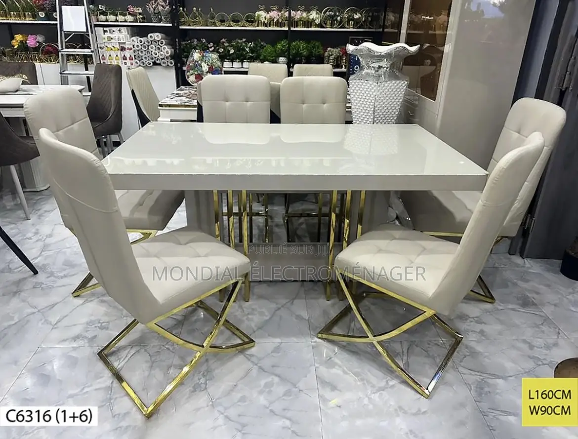 Table À Manger en Marbre 4, 6, 8 Places Haut De Gamme