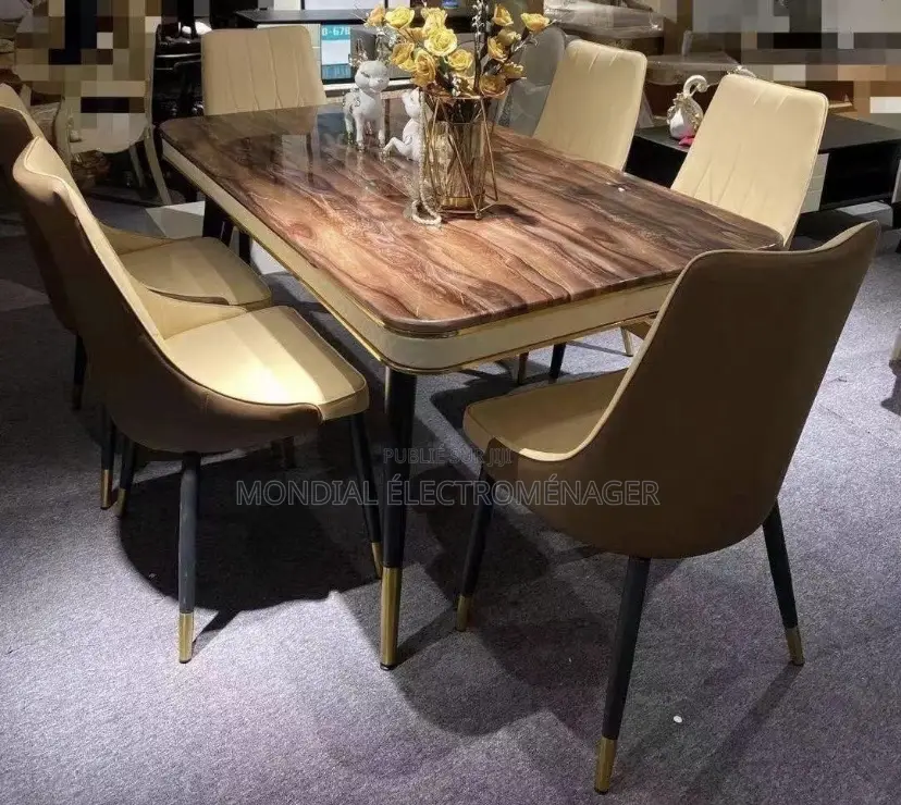 Table À Manger en Marbre 4, 6, 8 Places Haut De Gamme