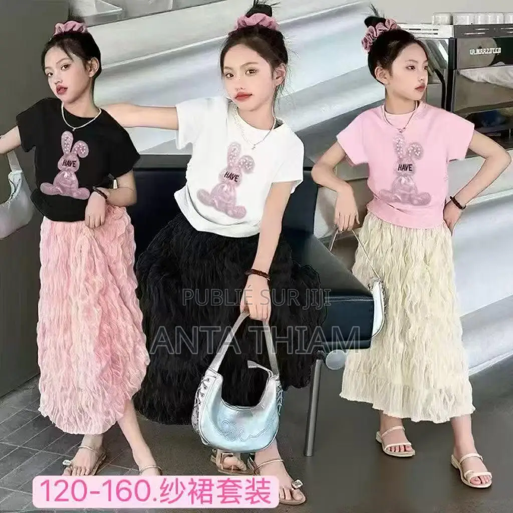 Ensemble Jupe Longue Pour Enfants