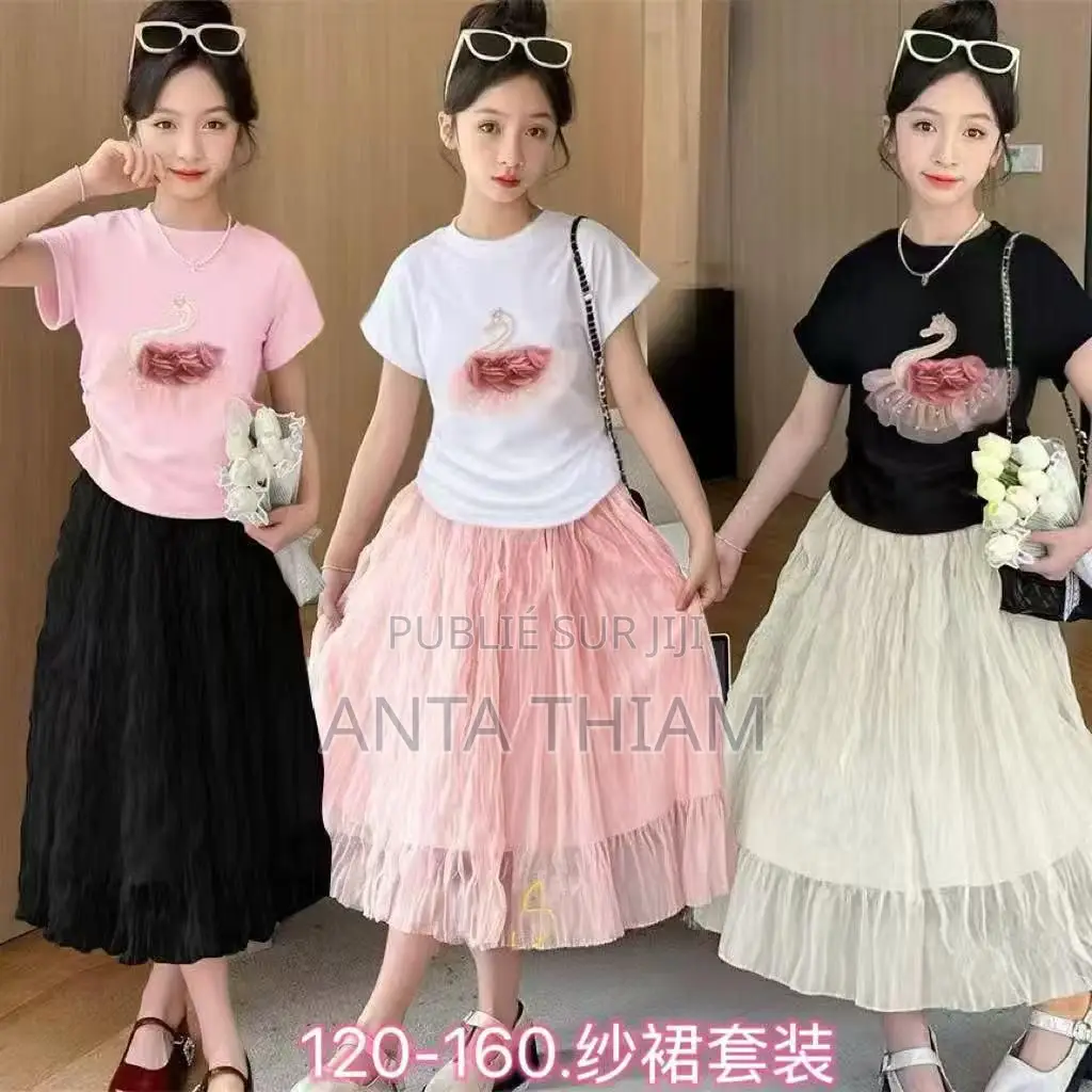 Ensemble Jupe Longue Pour Enfants