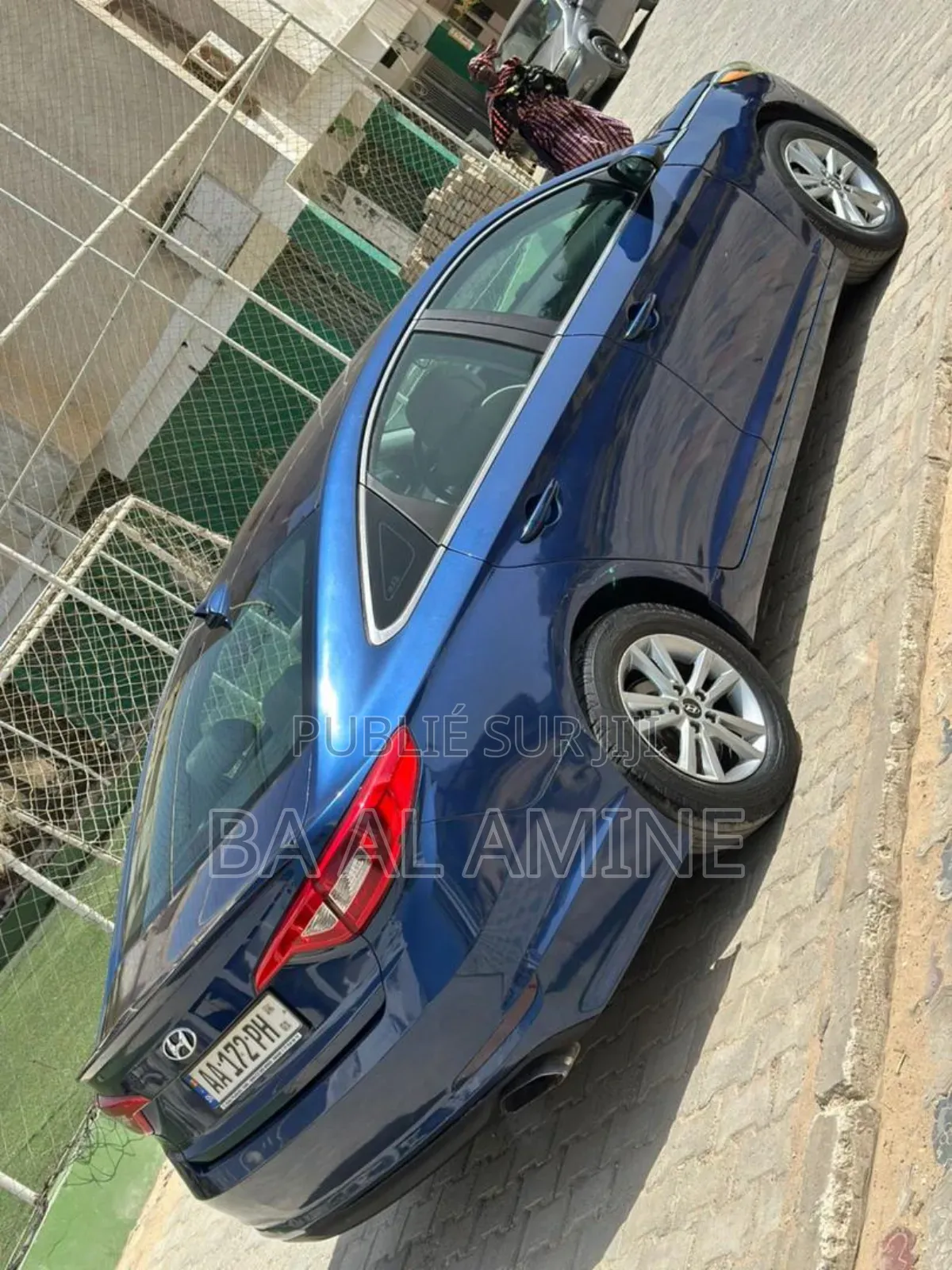 Hyundai Sonata Limited 2.0T Seban (2.0L 4cyl 6A) 2017 Bleu